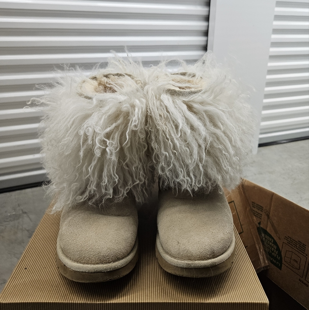 Cream Ugg boots